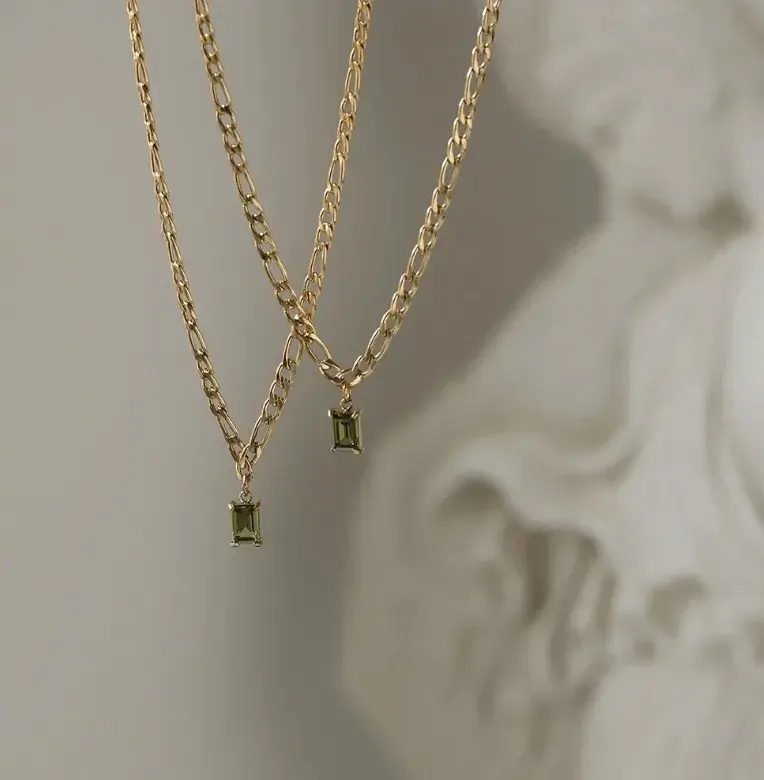 Mint Stone Necklace - FY0116